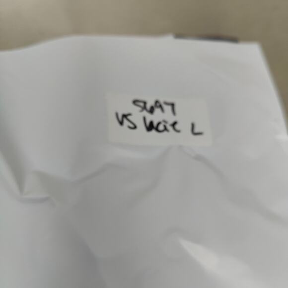 Victoria's Secret The Lacie Babydoll V-String Set Womens Large Navy Blue Lace - Picture 8 of 8